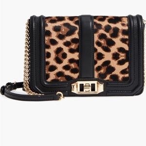 Rebecca Minkoff Small Love Genuine Clad Hair Crossbody Bag